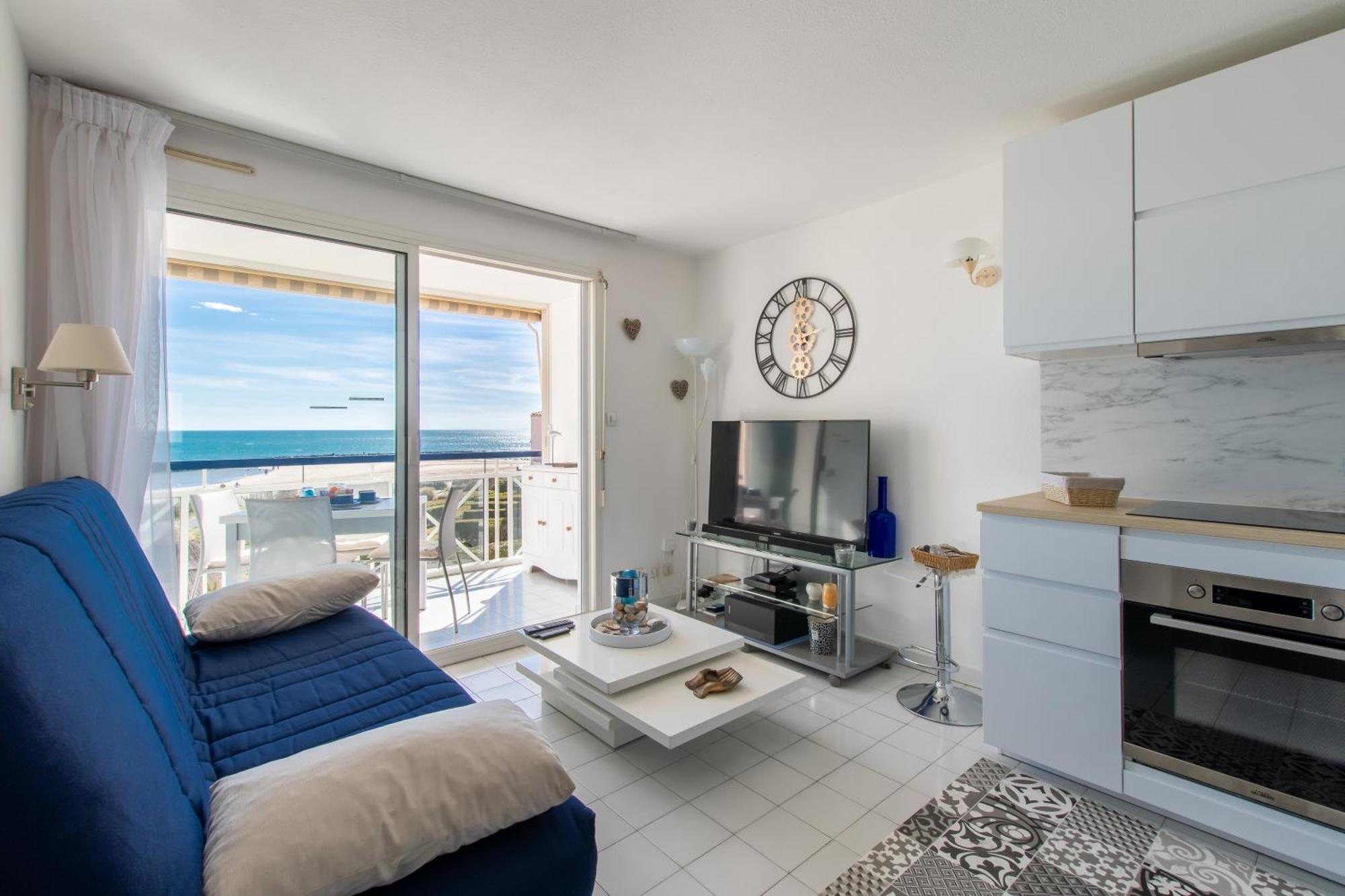 L'Evasion Bleue * Wifi * Bord De Mer * Piscine * Agde Exterior foto