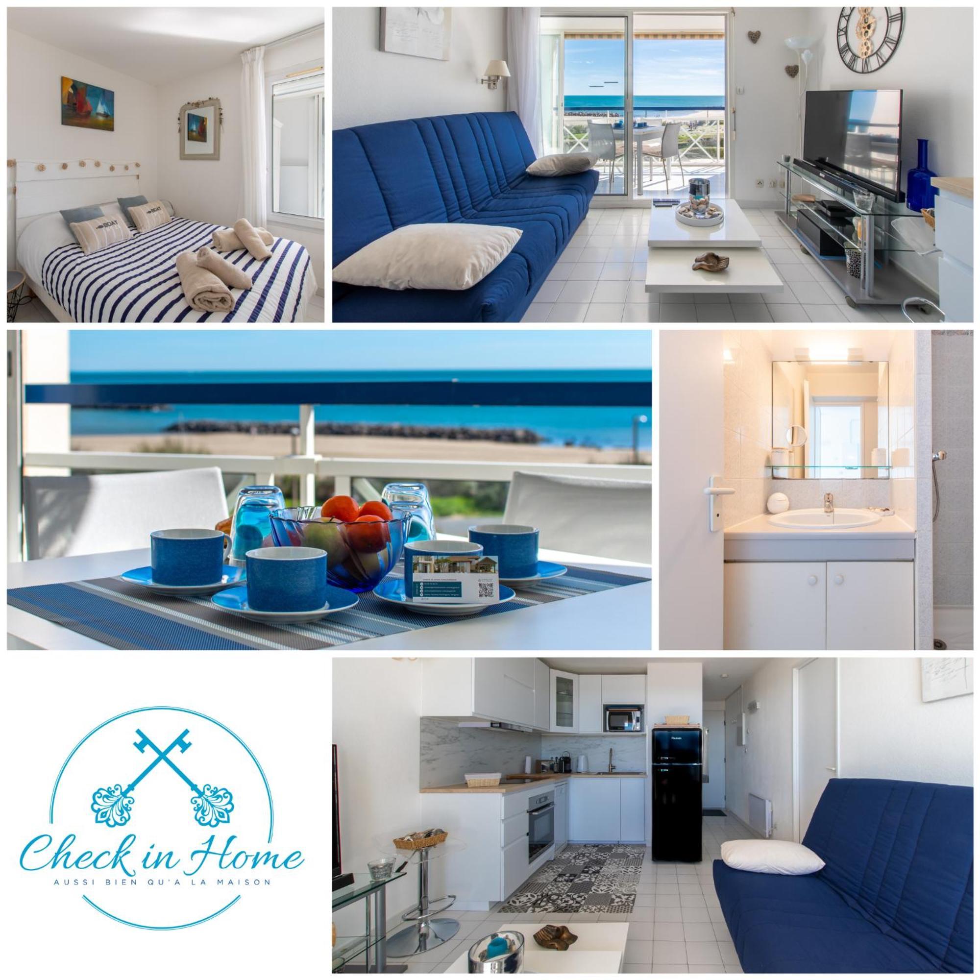 L'Evasion Bleue * Wifi * Bord De Mer * Piscine * Agde Exterior foto